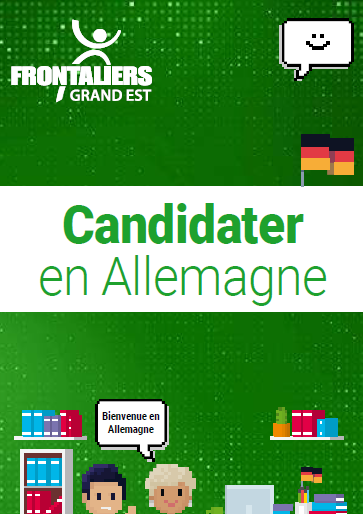 Couverture du dépliant Candidater en Allemagne